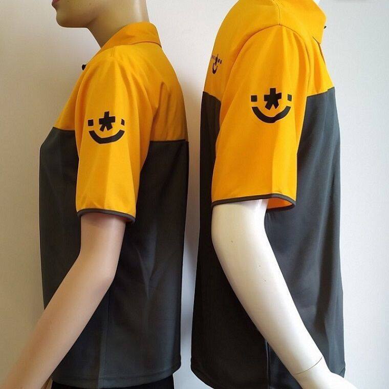 韵达快递短袖工作服夏季 正版翻酒店工作制服