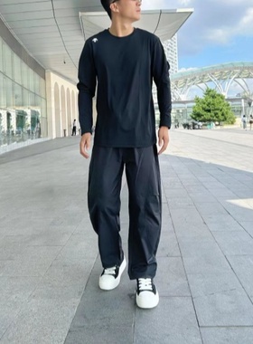 现货 2026 迪桑特 男子 修身 黑色 长袖 SR123UTL11