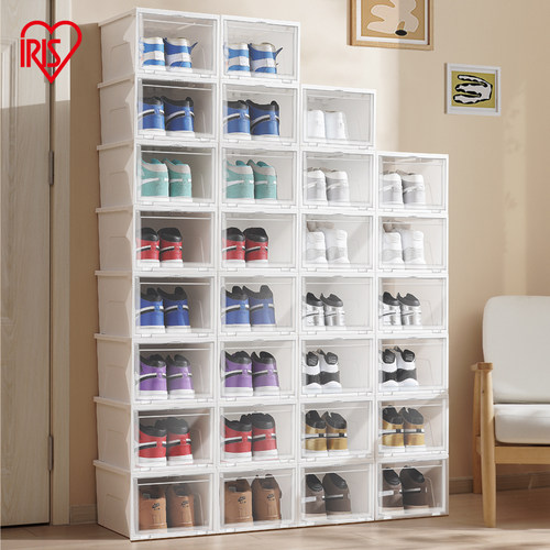爱丽思鞋盒透明塑料aj女家用箱