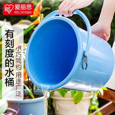 爱丽思手提塑料水桶刻度加厚