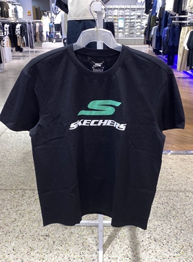Skechers/斯凯奇男女新款运动透气圆领短袖T恤P225U116-L224U064