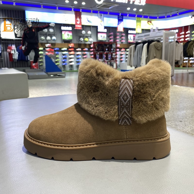 Skechers/斯凯奇女加绒雪地靴