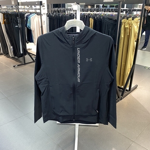 002 UA安德玛男士 1376794 运动休闲梭织连帽外套夹克 100 新款