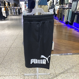 Puma/彪马男女裤新款运动休闲针织透气跑步五分短裤687528-01-56