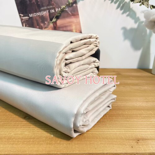 外贸尾单出口英国重磅高密度订单面料厚度好光泽好大床单单品