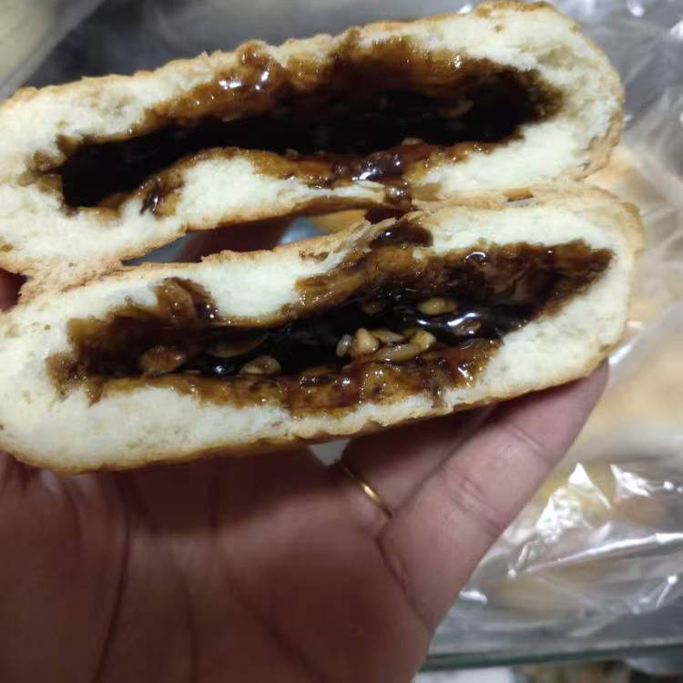 莱州红糖花生馅火烧白糖当天火烤