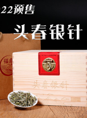 【新茶预售】2022年头春银针福鼎白茶白毫银针高山原产地白茶