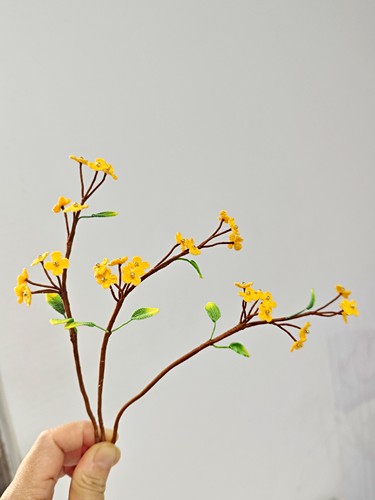 成品 微钩 80蕾丝 桂花 胸针