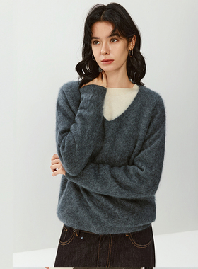 VIVIDINI休闲百搭女士羊毛衫