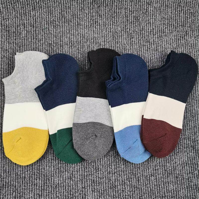 外贸单浅口袜子男毛巾底加厚纯棉袜四季拼色时尚船袜低帮短筒男袜,女士内衣/男士内衣/家居服,短袜,淘宝优惠券,粉丝福利购,淘宝优惠卷
