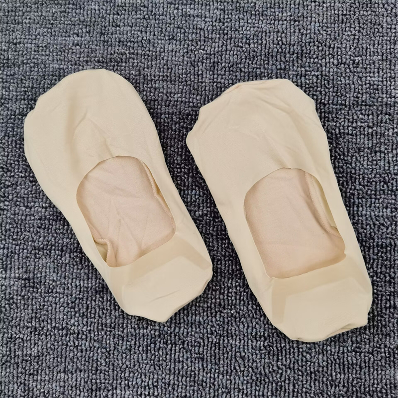 隐形袜子女冰丝棉底吸汗浅口船袜硅胶防滑夏季超薄无痕凉感女士袜