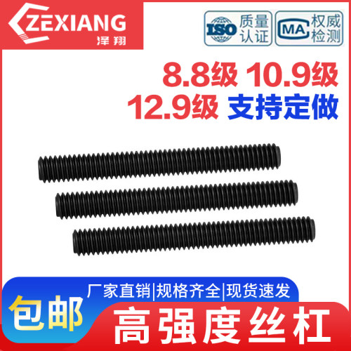 螺杆丝杆全牙全螺纹高强度通丝杠