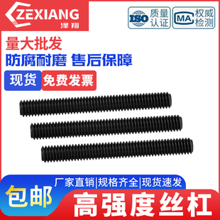 8.8级牙条螺杆丝杆全螺纹通丝全牙螺柱M3M8M10M12M14M16M20M24M64