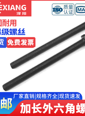 *加长300x320x350x400x420x450x500级螺栓特大螺丝M168.8外六角