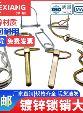 方型销D型销双圈B型R型销插销环形O型锁销开口销方挡销别针卡簧销