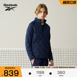 潮流纯色保暖羽绒夹克外套 时尚 Reebok锐步官方24年新款 男款