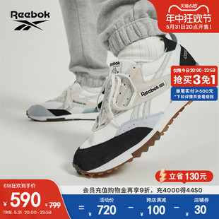 复古跑鞋 男女LX2200运动休闲奶白熊猫鞋 Reebok锐步官方24春夏新款