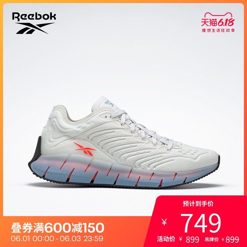 Reebok锐步新款健身ZIG KINETICA男女缓震运动休闲鞋 EH1725