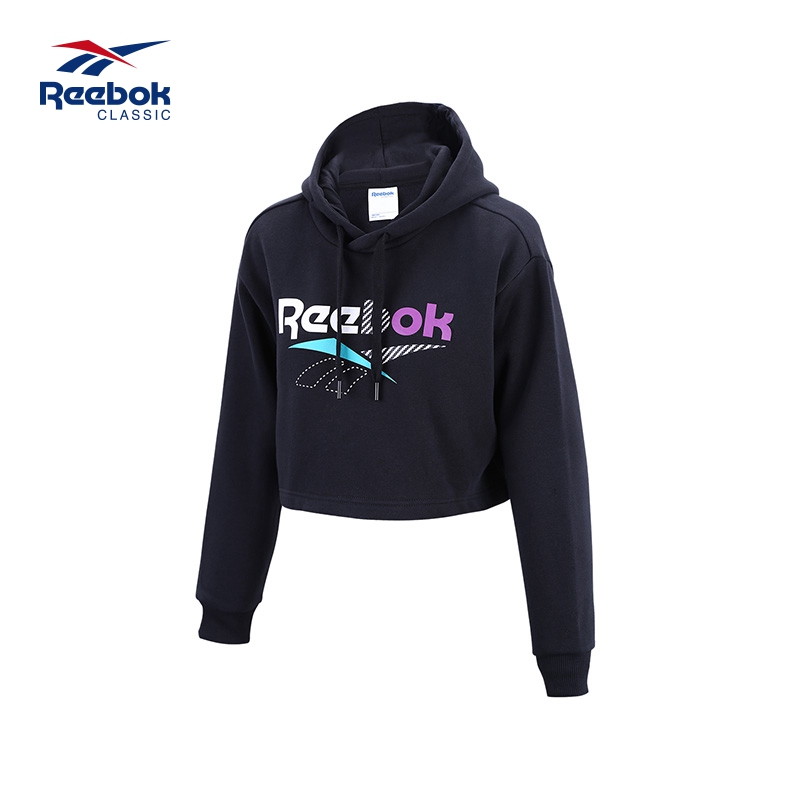 Reebok锐步官方 运动经典CL V ATI CROP女子休闲卫衣GJB16