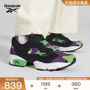 94充气复古跑鞋 Reebok锐步官方24新品 FURY INSTAPUMP 男女款