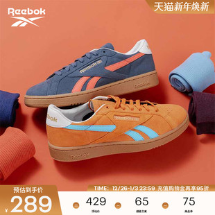 男女CLUB 复古板鞋 T头鞋 GROUNDS德训鞋 Reebok锐步官方24新品