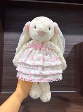 邦尼兔18㎝31cm36cm51㎝衣服伽百利兔子30cm40㎝裙子玩偶着替娃衣