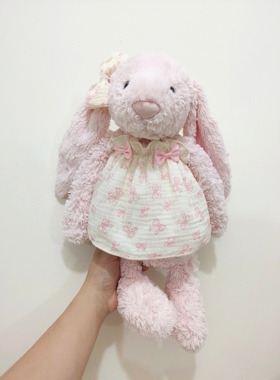 邦尼兔51cm36cm31cm18cm裙子着替害羞小狗衣服玩偶着替手作娃衣