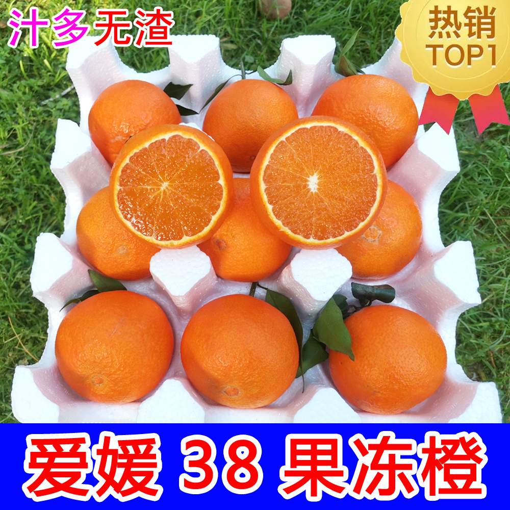 四川爱媛38号果冻橙柑橘手剥橙现摘当季新鲜孕妇水果8斤包邮