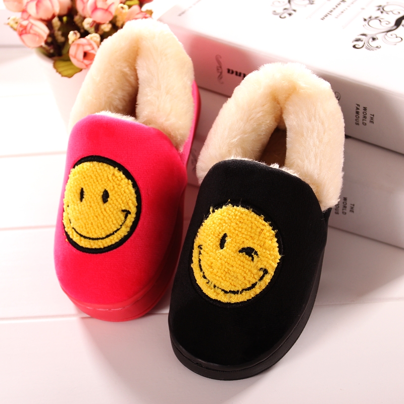 Chaussons enfants en suède pour hiver - semelle tendon - Ref 1024259 Image 3