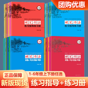 硬笔书法练习指导 2025版 练习册一年级上册下册许晓俊同步练习册二三四五六年级专项训练铅笔钢笔楷书硬笔书法写字练字贴浙江摄影