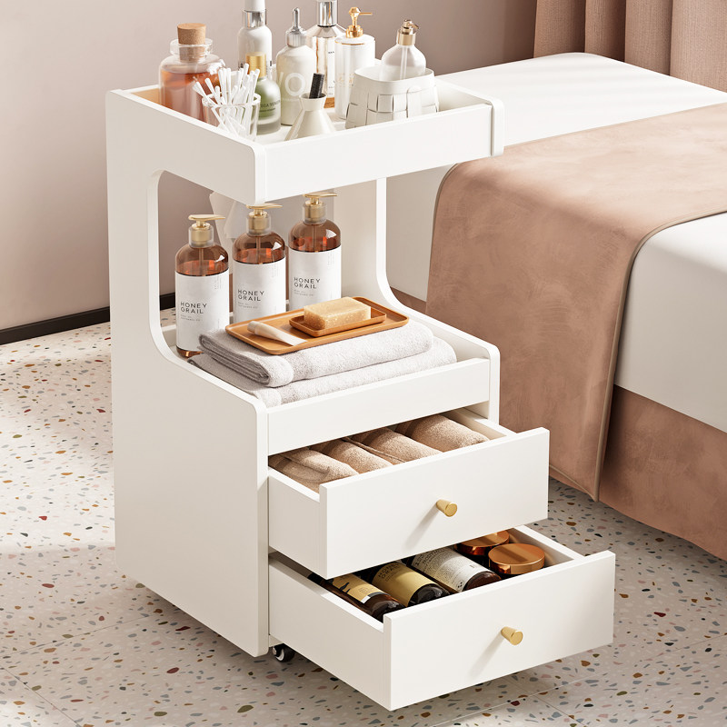 美容院专用小推车皮肤管理可移动置物架高级仪器化妆品手推工具车