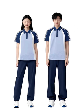 哈尔滨市统一款校服新款高中初中小学校服夏装春秋冬装学生服男女