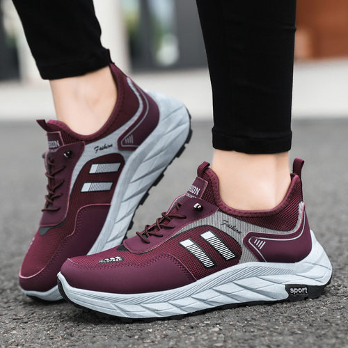 老年人健步鞋秋冬新款舒适透气防滑爸爸鞋妈妈鞋广场舞轻便