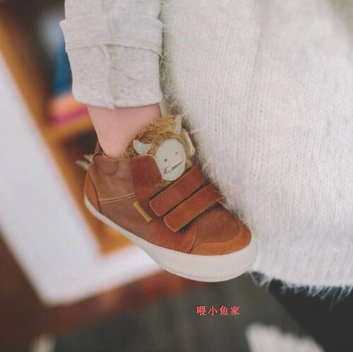 现货巴西tipjoey手工真皮学步鞋