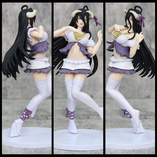 动漫不死者之王Overlord 雅儿贝德 安兹泳装Q版 模型摆件盒装手办