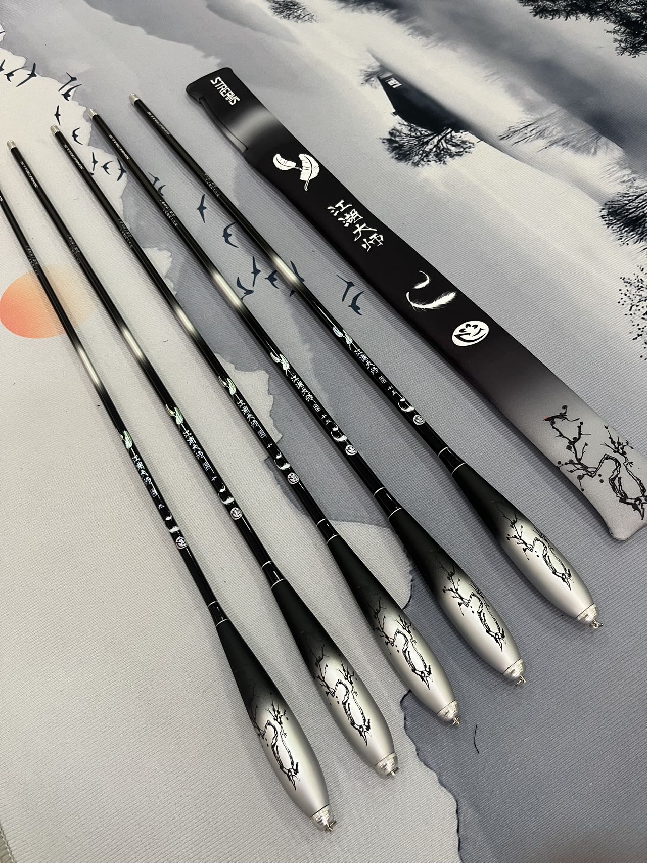 江湖大师溪流竿溪流钓石斑鱼碳素短节竿超轻细葫芦把37调偏46手杆