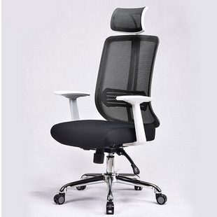 金属职员椅弓形会议椅升降经理椅头枕靠背椅家用网布椅 办公椅新款