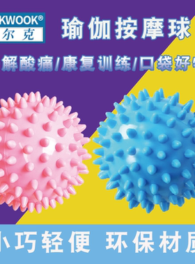 WOLK WOOK瑜伽球按摩球足底筋膜球肌肉放松健身球刺猬球花生球