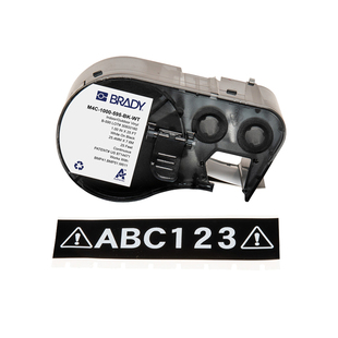 贝迪BRADY M410打印机标签 户内户外乙烯基标签 M4C 管道标识 595 管理标签 设备标识 1000