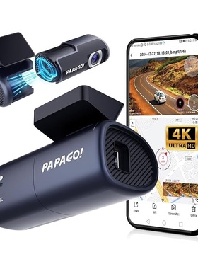 PAPAGO趴趴狗行车记录仪高清夜视WIFI手机互联智能PR语音声控N268