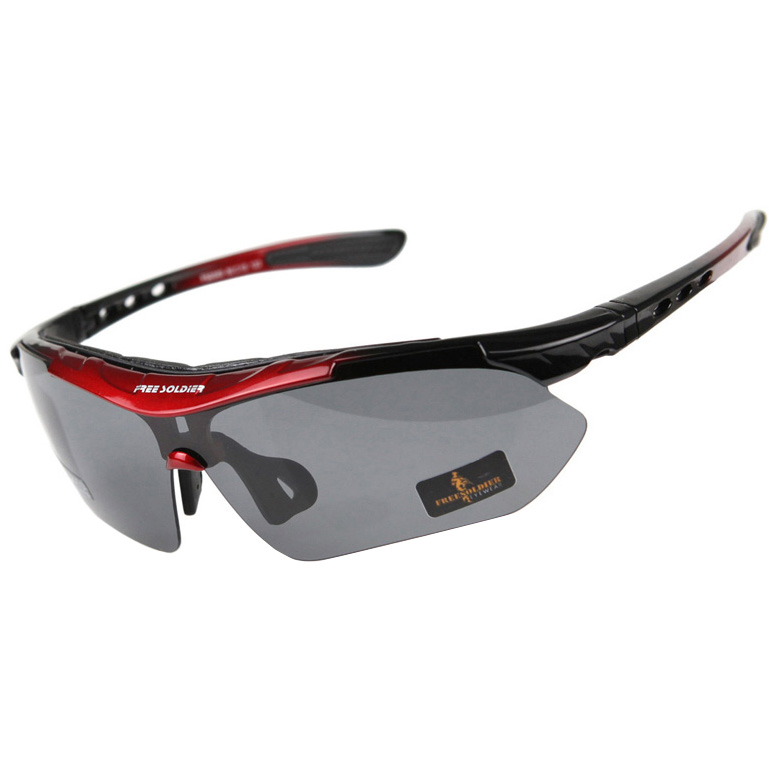 Lunettes de soleil sport neutre FREE SOLDIER - Objectif de PC - Ref 1225268 Image 4