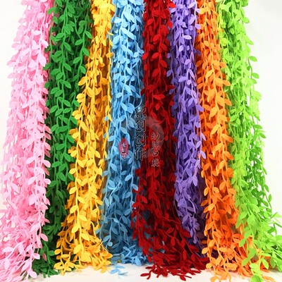 幼儿园吊饰走廊树叶藤条diy包邮