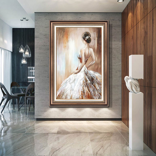 卧室装 饰画房间墙壁油画人体高级艺术卫生间美女酒店宾馆床头挂画