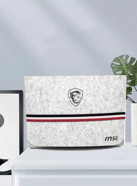 定制微星泰坦GE78HX/GP68HX电脑内胆包GT77HX保护套武士66冲锋坦克Pro GP76HX电源包袋强袭GE66 E16 神枪手15