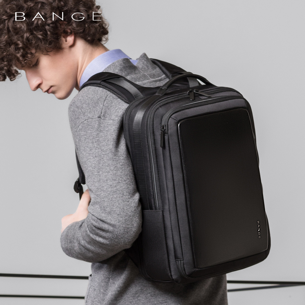 BANGE班歌BG-S56潮流防水男士旅行双肩包大容量商务电脑背包大学