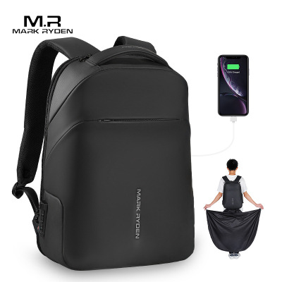 新款正品markryden防盗背包男士