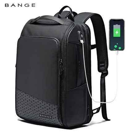 BANGE班歌背包大容量双肩包男生休闲17寸笔记本电脑包出差旅行包
