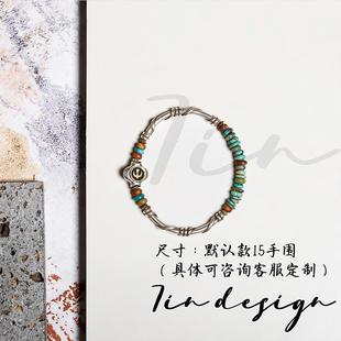 7in 925银手链【春辰】原创轻奢精致设计复古男女百搭情侣饰品