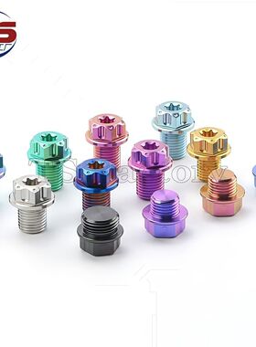 TS劲战 NMAX155 gts300钛合金含氧螺丝M12/14/18X1.5mm 正钛Ti 64