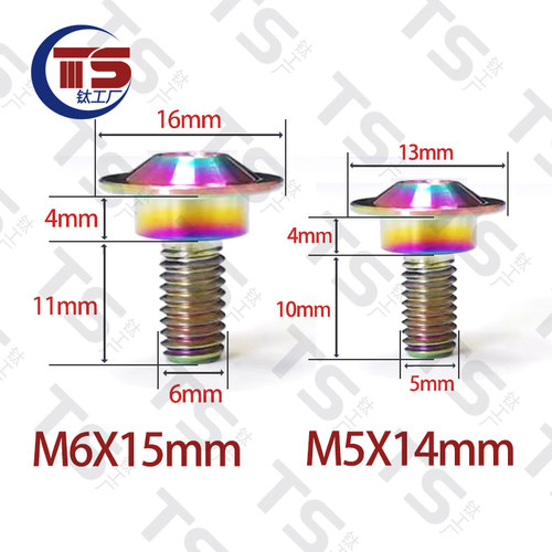 TSM5/M6X15内梅花薄头带台阶
